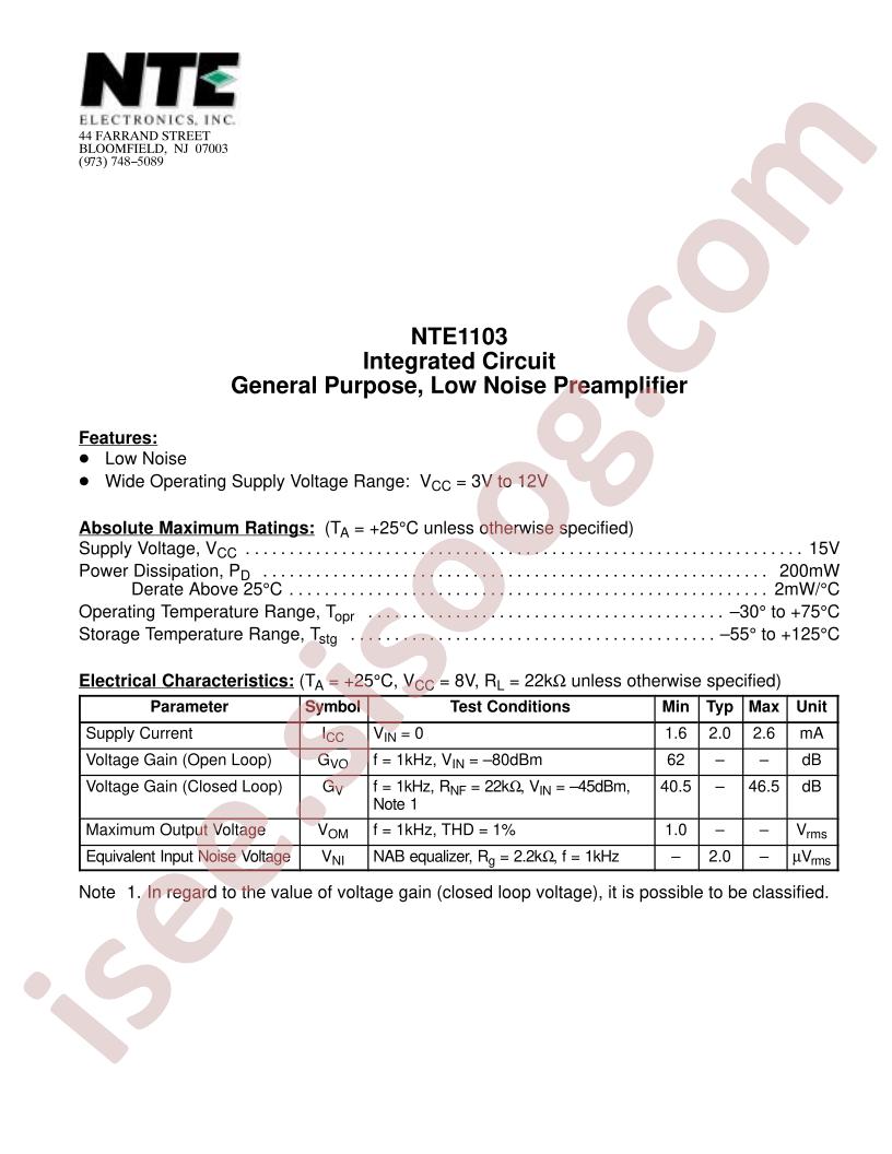 NTE1103