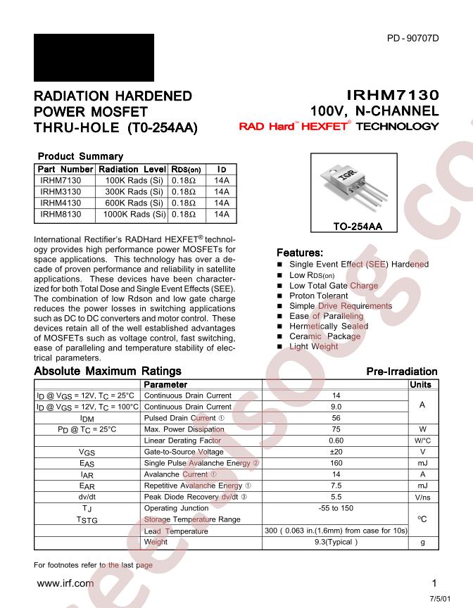 IRHM7130