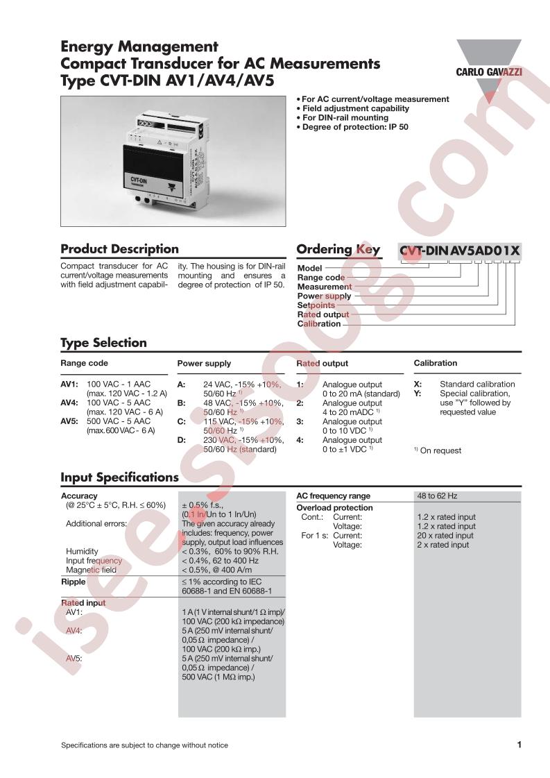 CVT-DINAV1CD03X