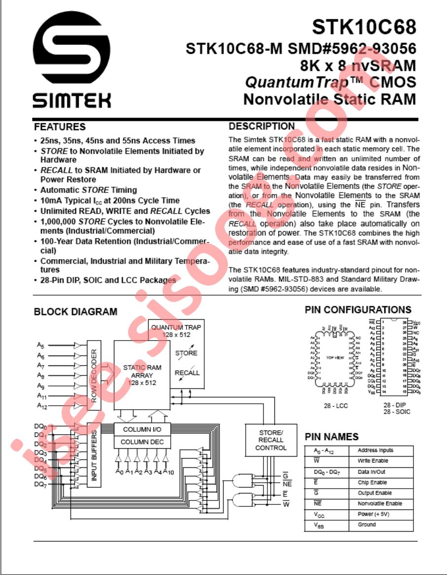 STK10C68-S45M