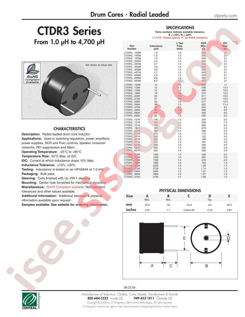 CTDR3-101K