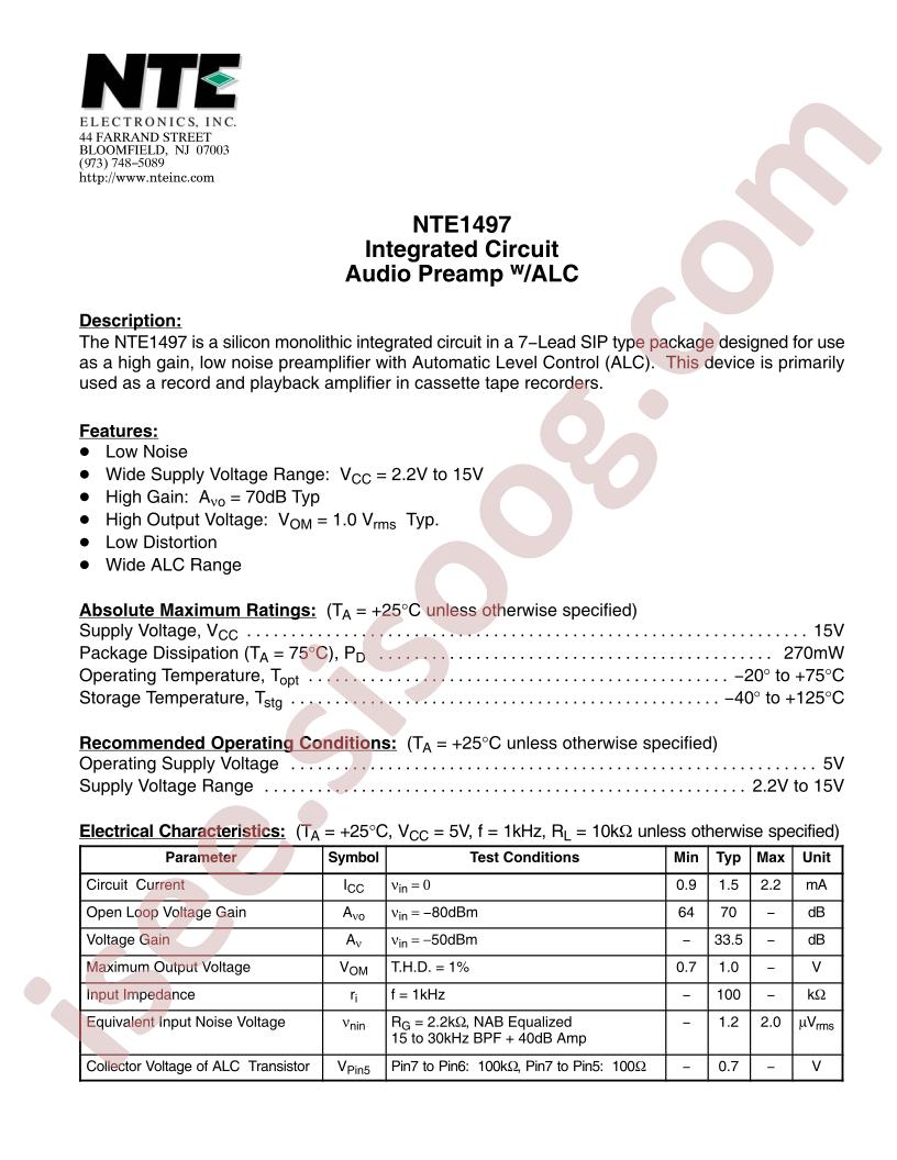 NTE1497
