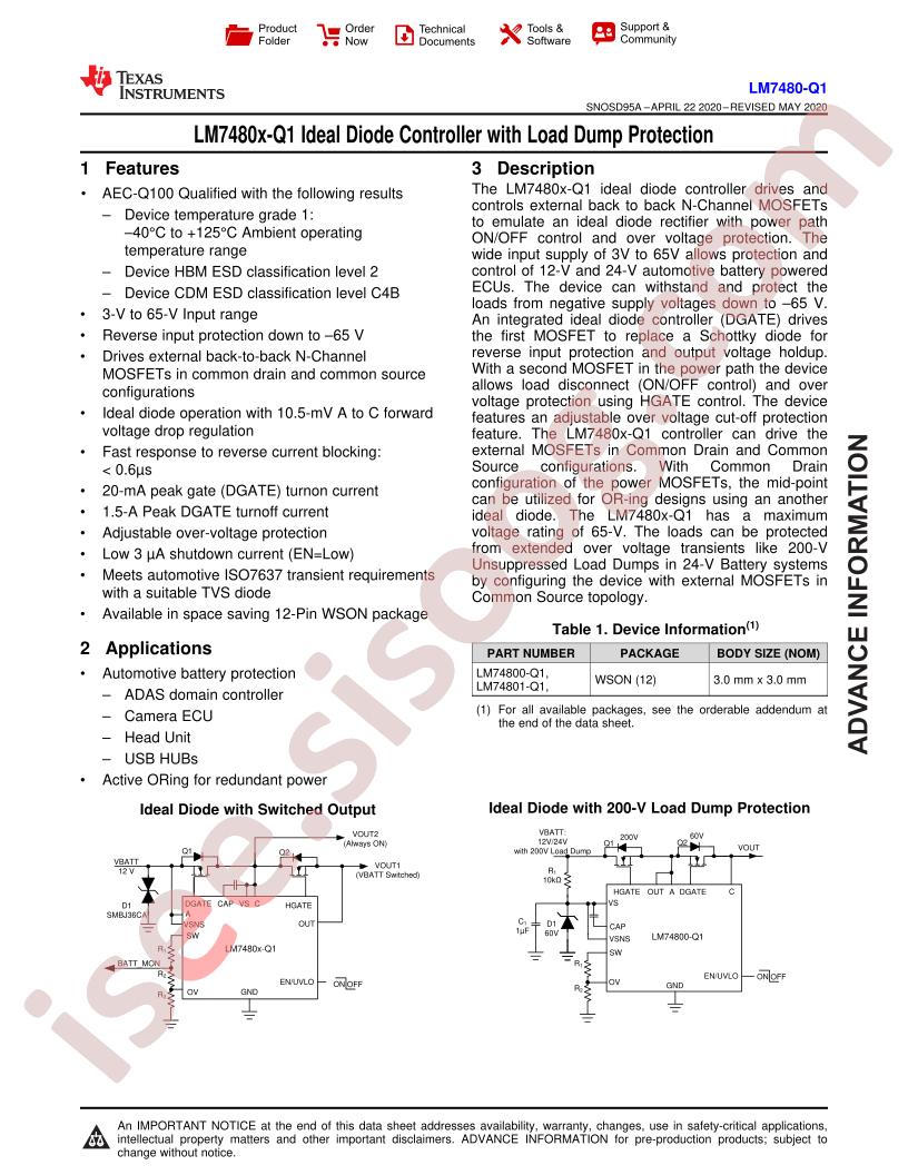 LM7480-Q1