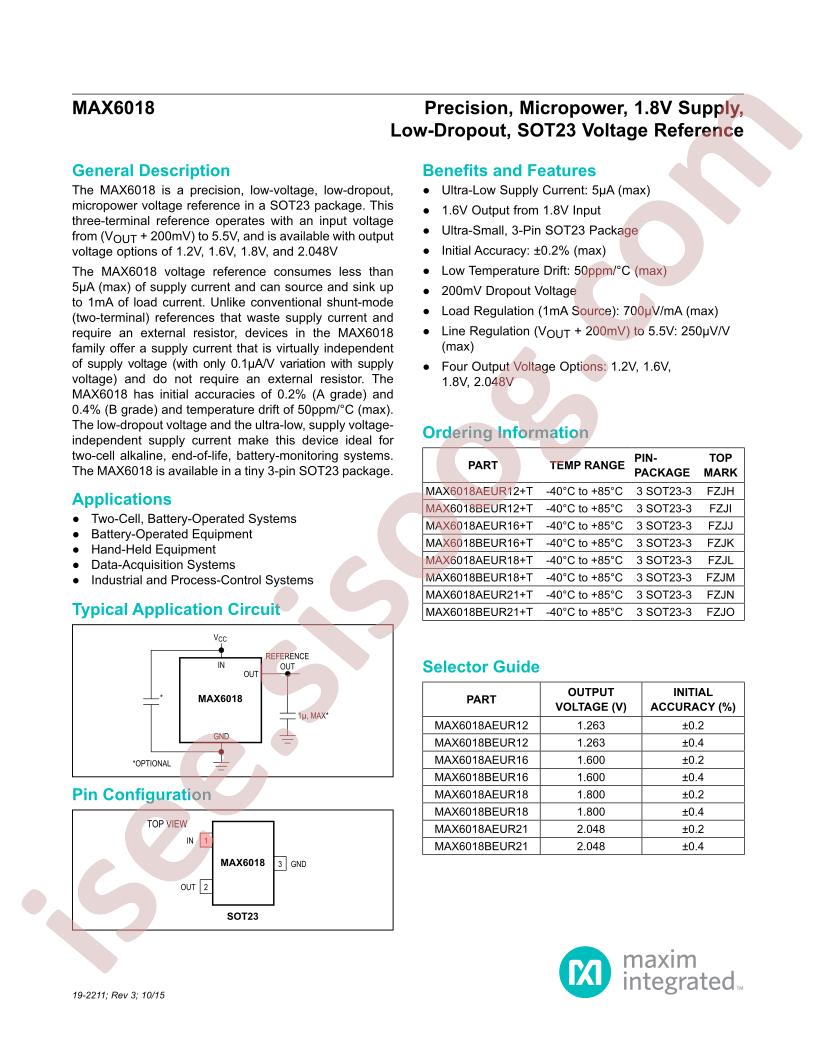 MAX6018AEUR18+T