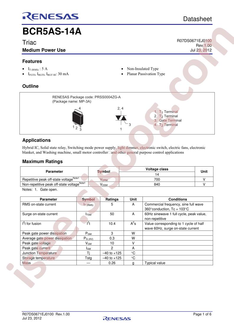 BCR5AS-14AB00