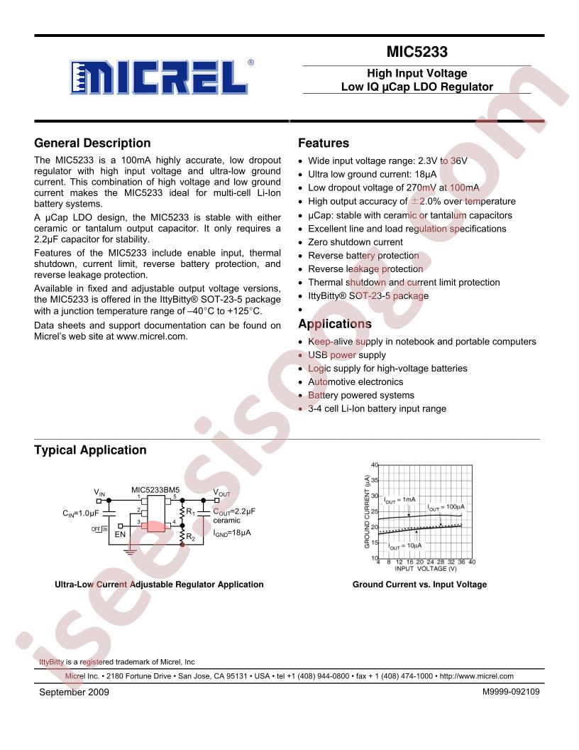 MIC5233-1.8YM5