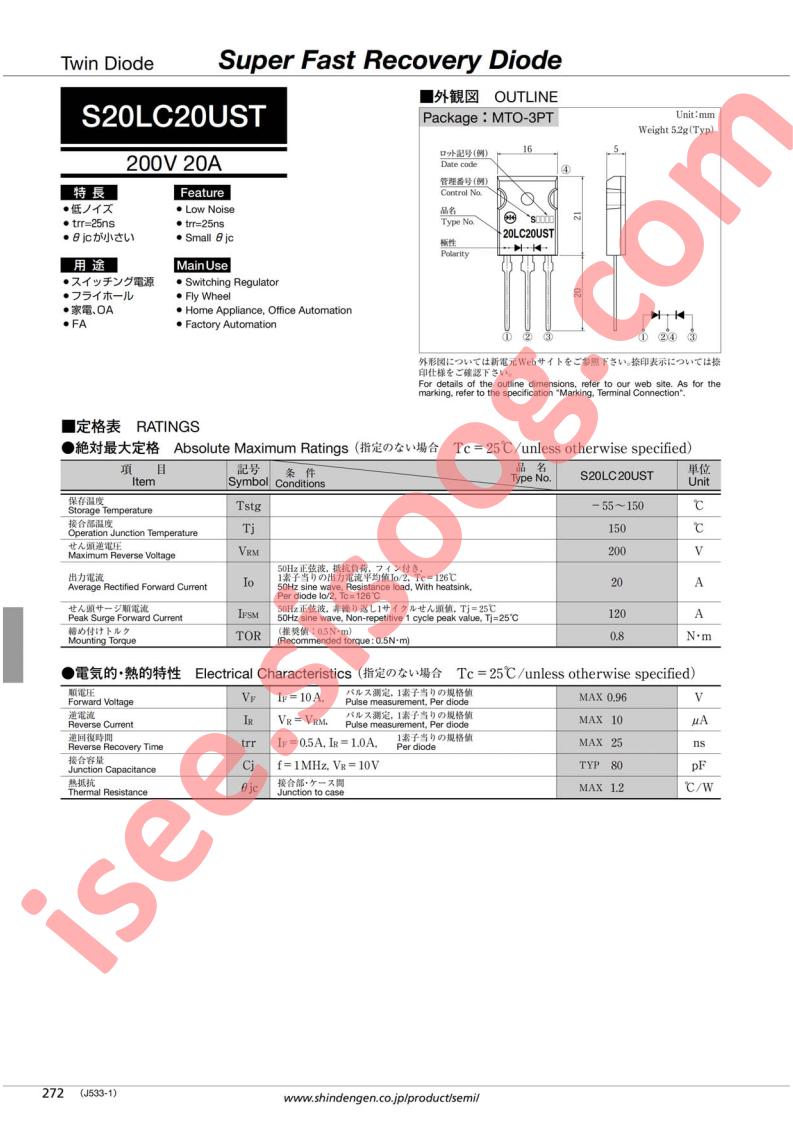 S20LC20UST
