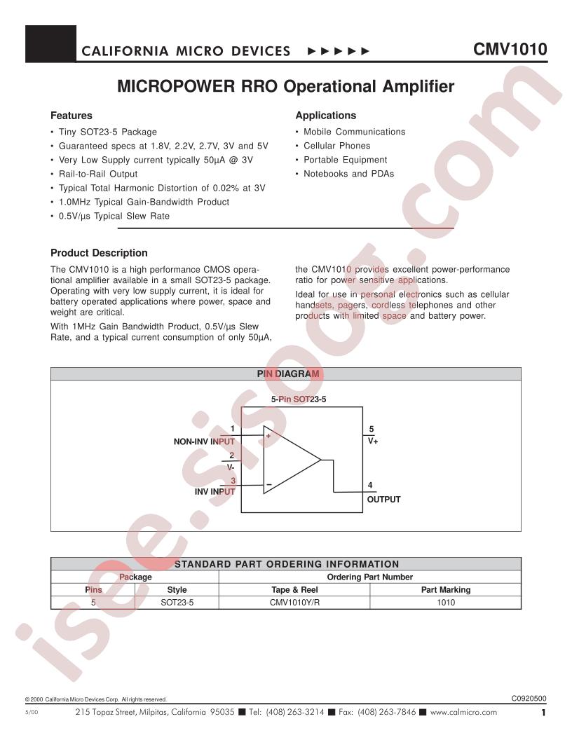 CMV1010Y