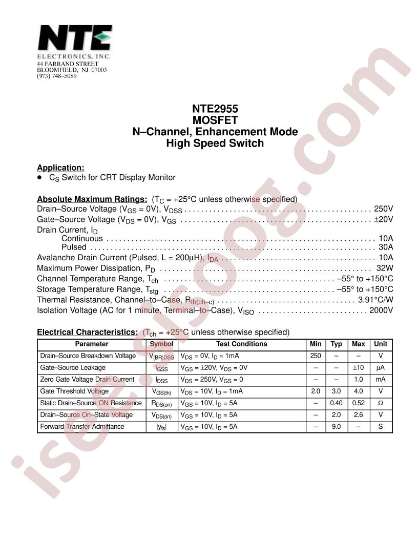 NTE2955