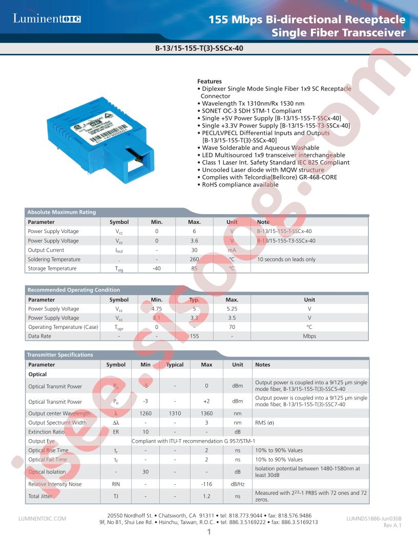 B-13-155-T3-SSC7-40-G5