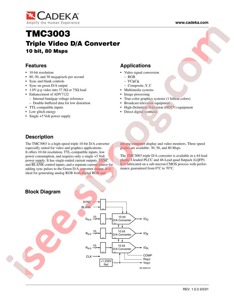 TMC3003KRC50