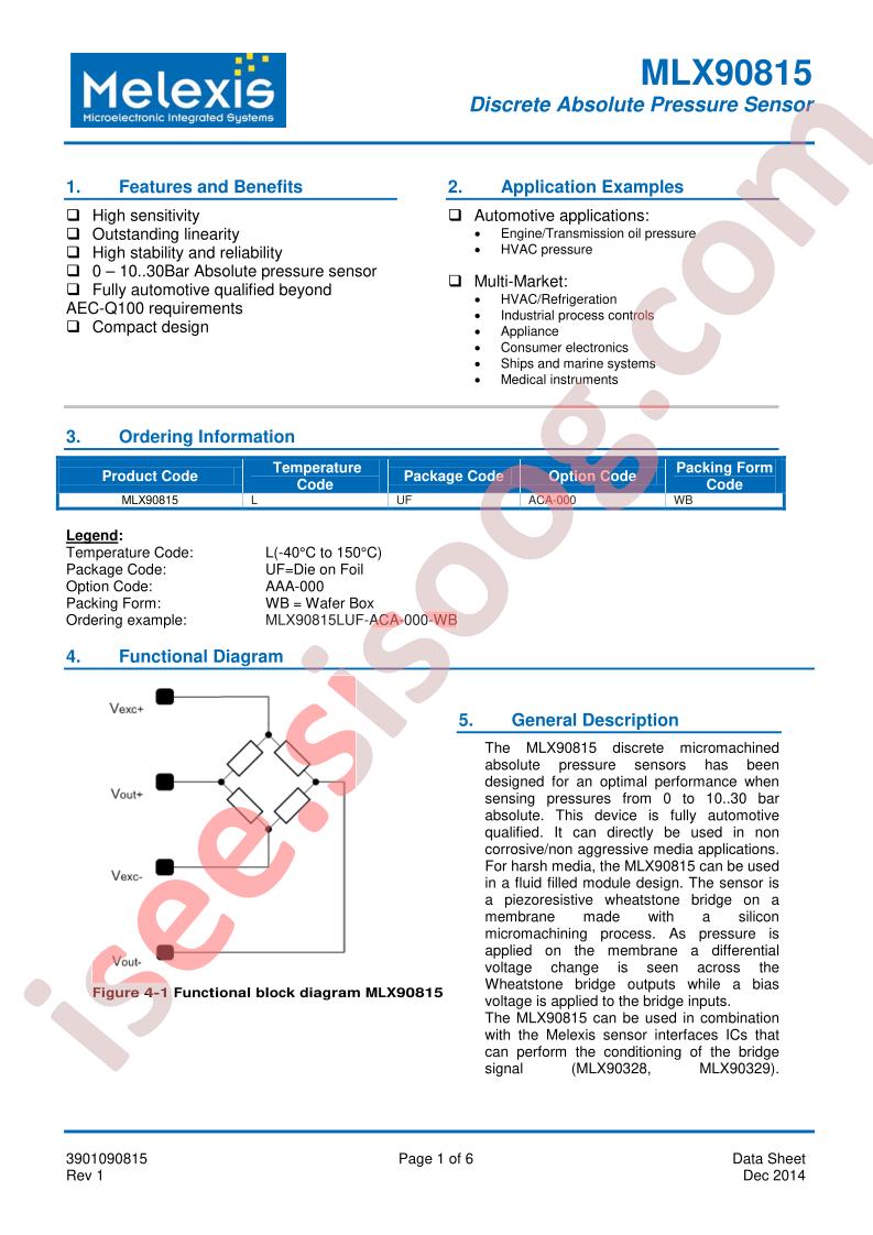 MLX90815LUFACA-000WB