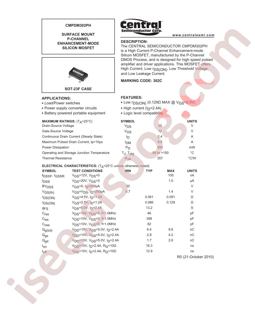 CMPDM302PH