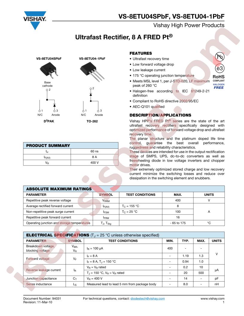 8ETU04-1PBF