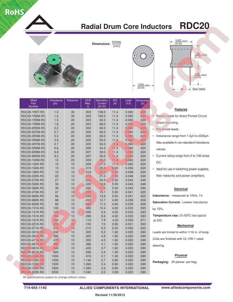 RDC20-100M-RC