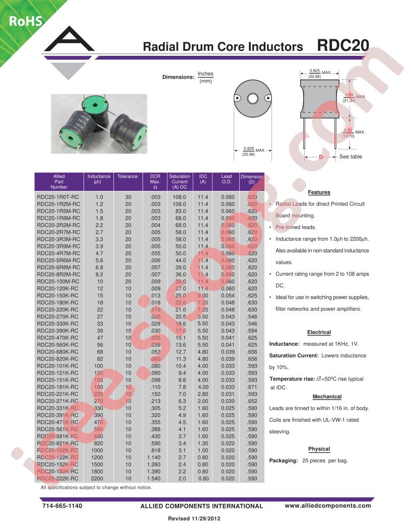 RDC20-100M-RC