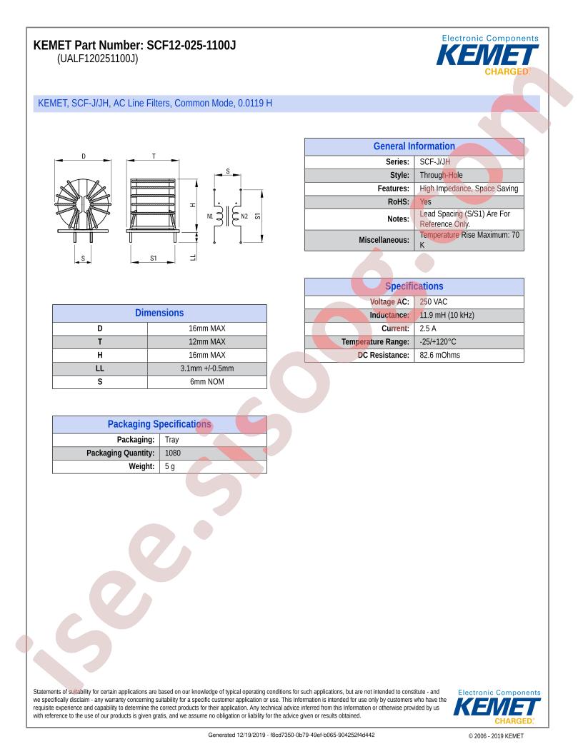 SCF12-025-1100J