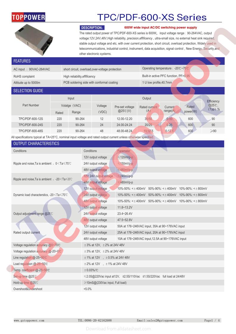 PDF-600-48S