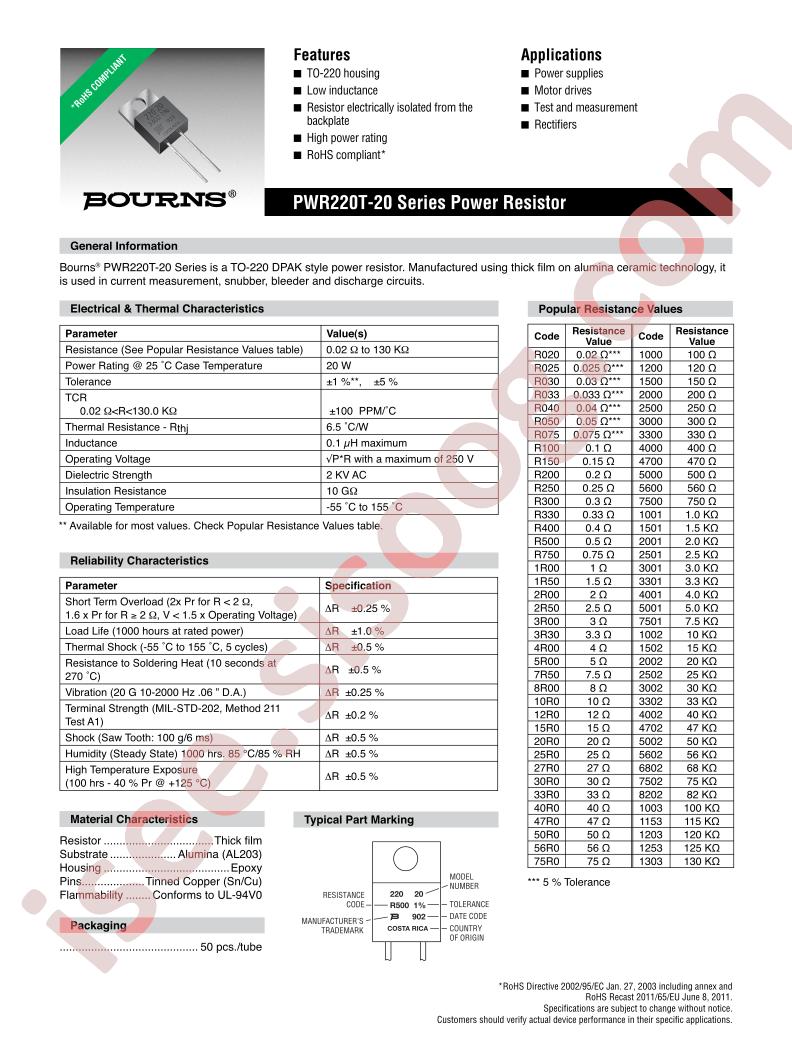 PWR220T-20-10R0J