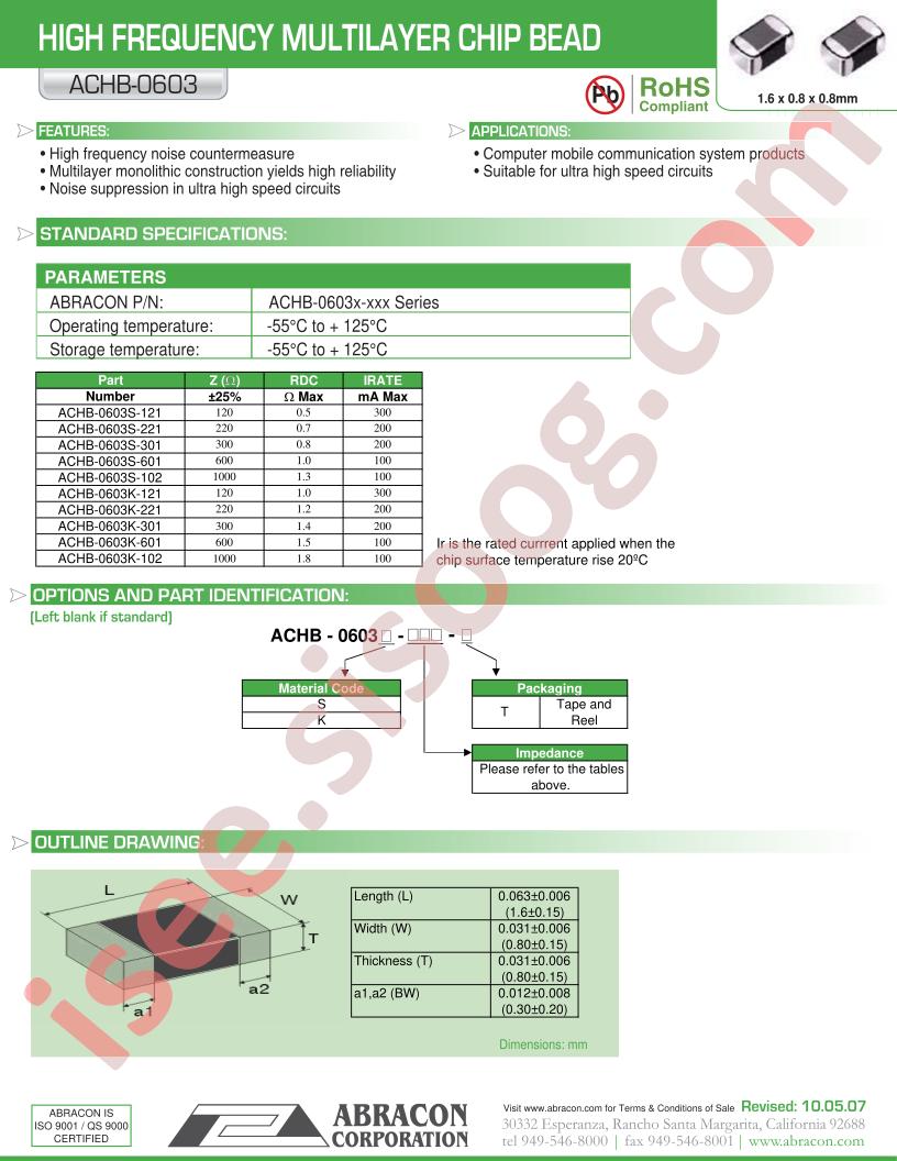 ACHB-0603K-221