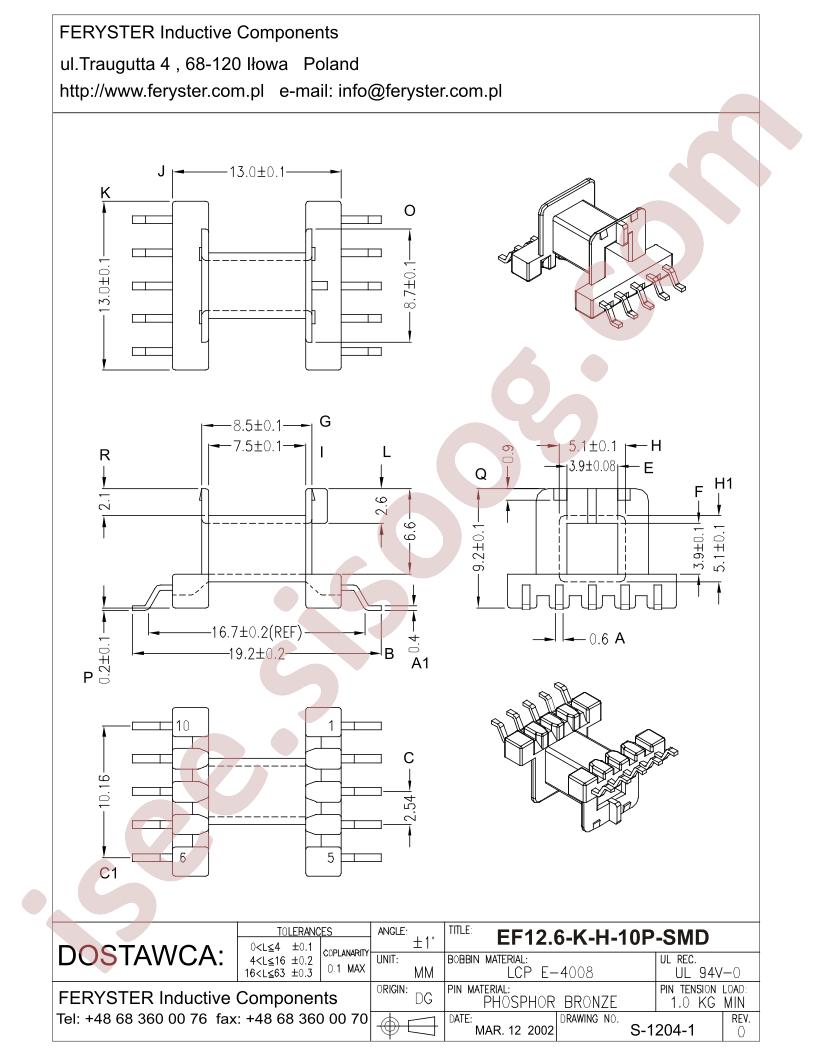 EF12.6-K-H-10P-SMD