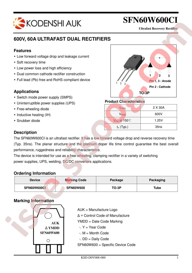 SFN60W600CI