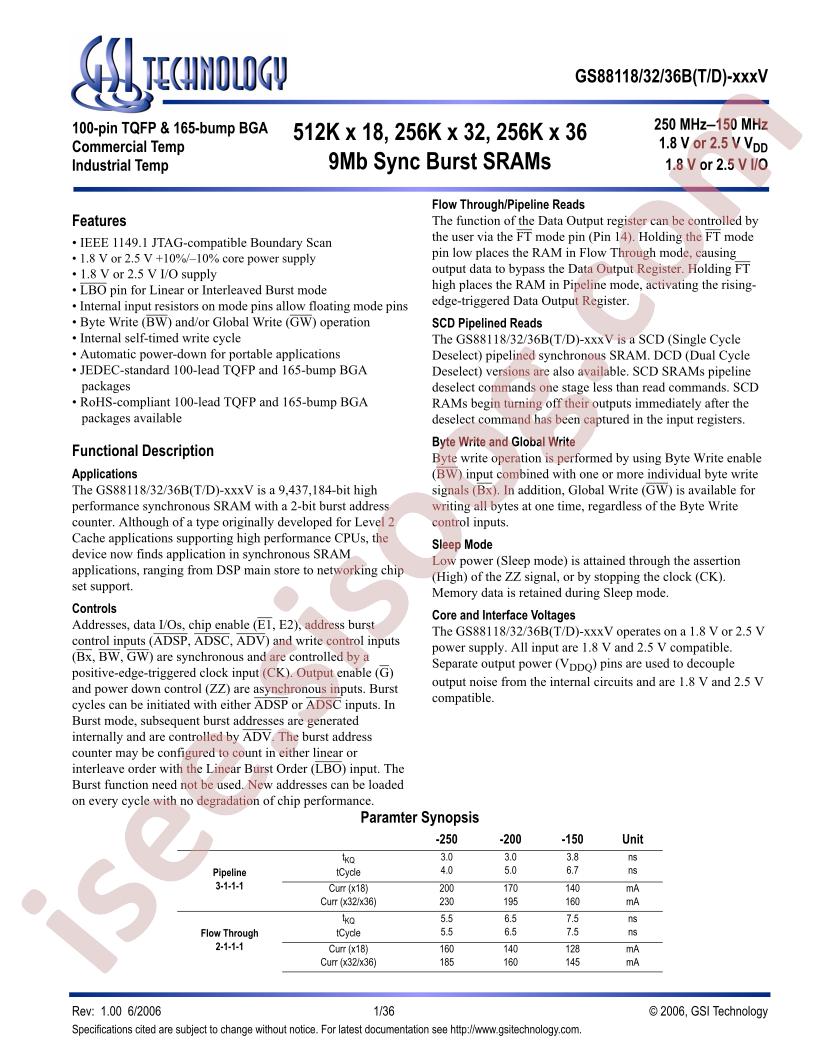 GS88132BT-150V