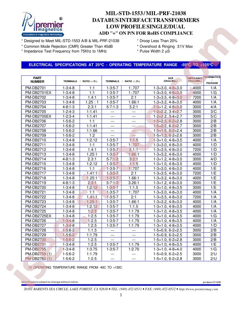 PM-DB2701