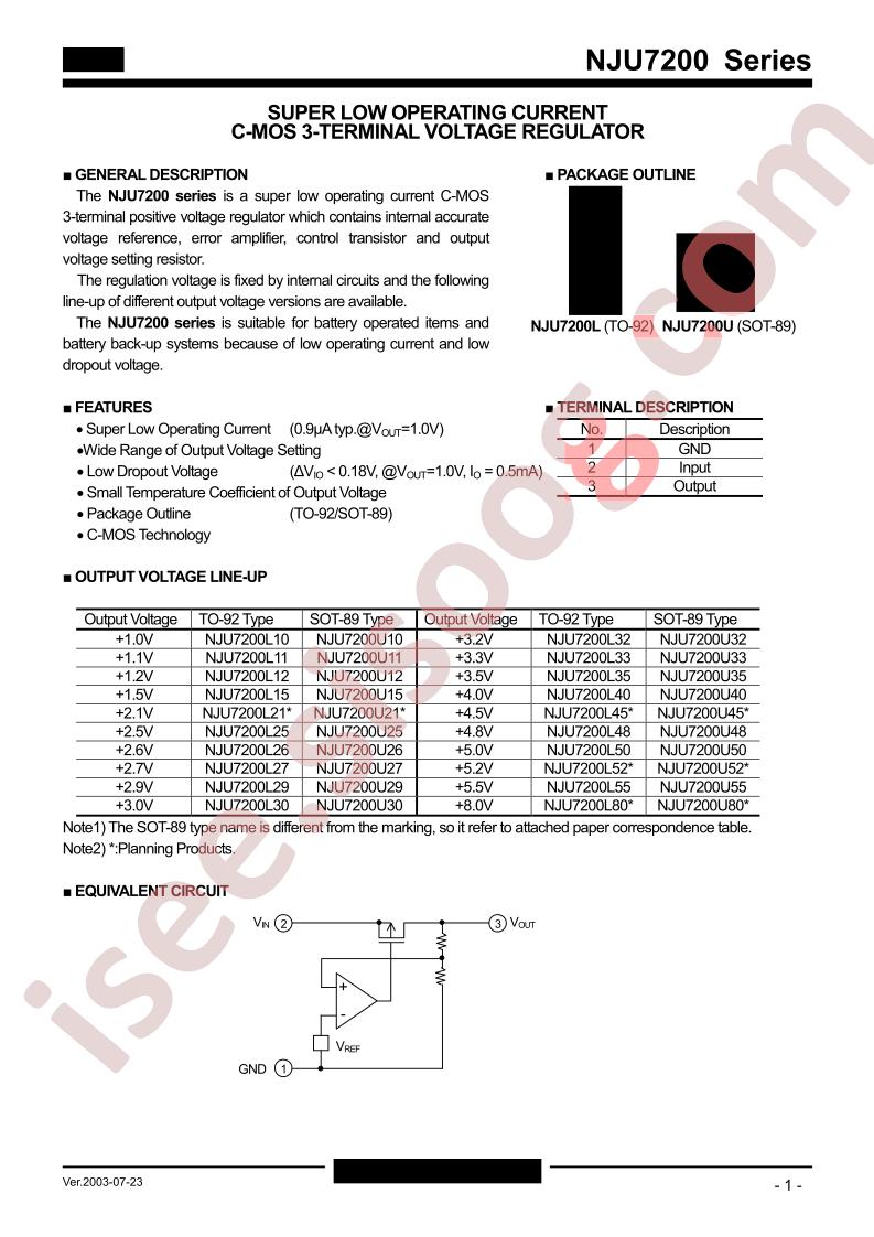 NJU7200L30