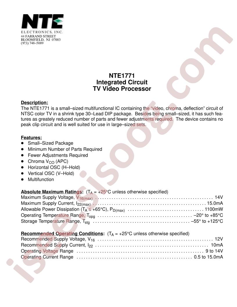 NTE1771