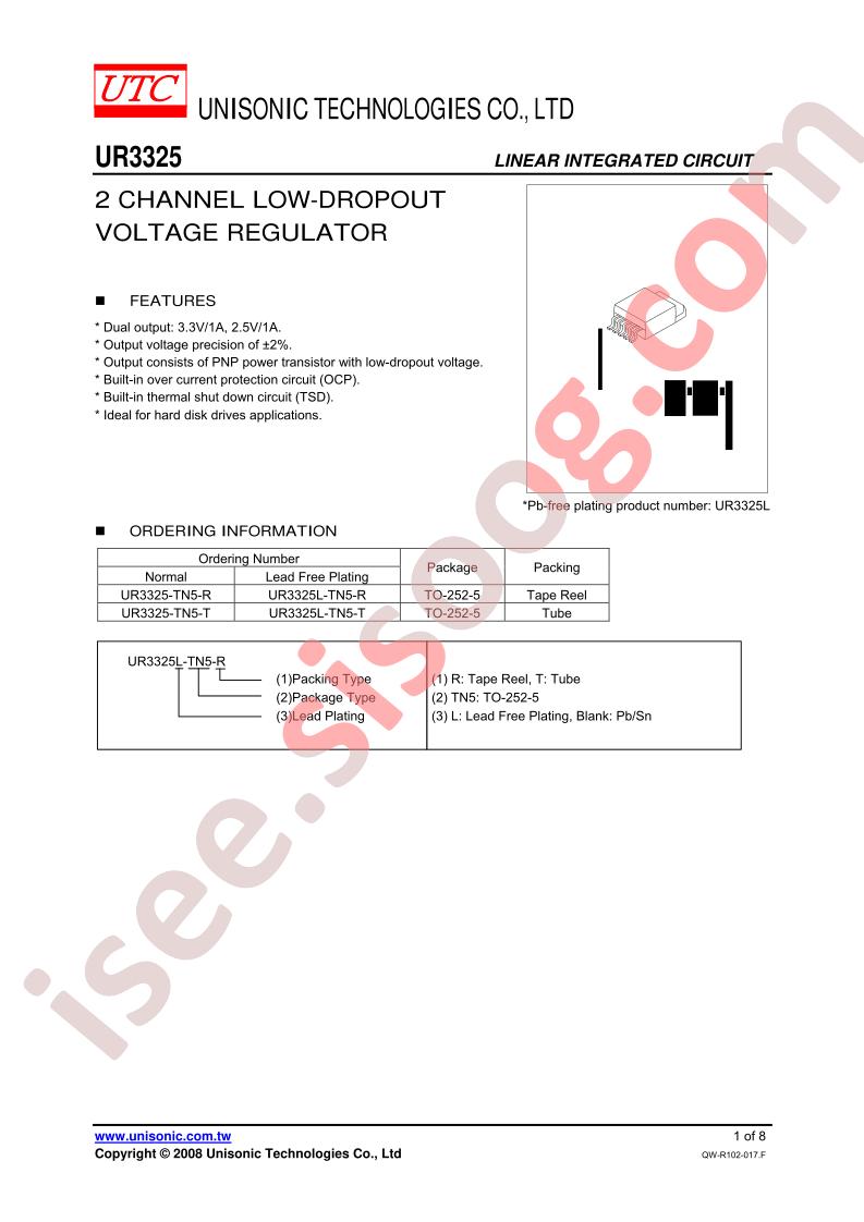 UR3325L-TN5-R