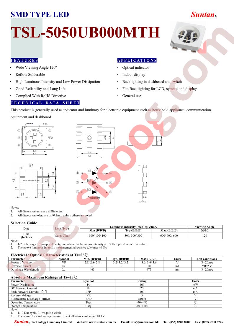 TSL-5050UB000MTH