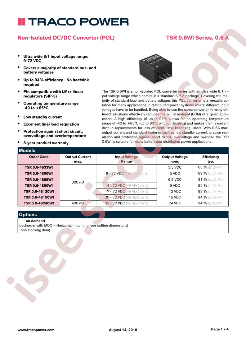TSR0.6-48120WI