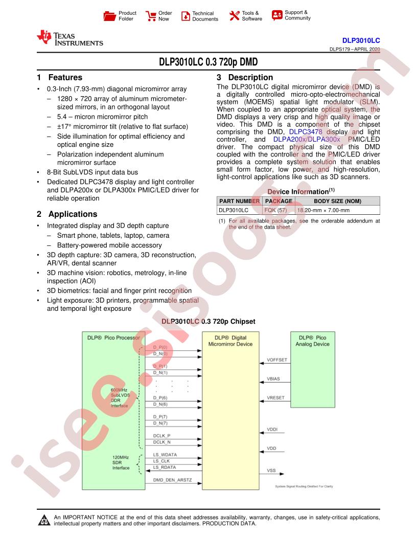 DLP3010LCFQK