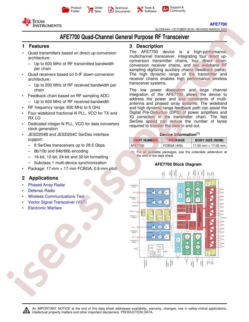 AFE7700IALK