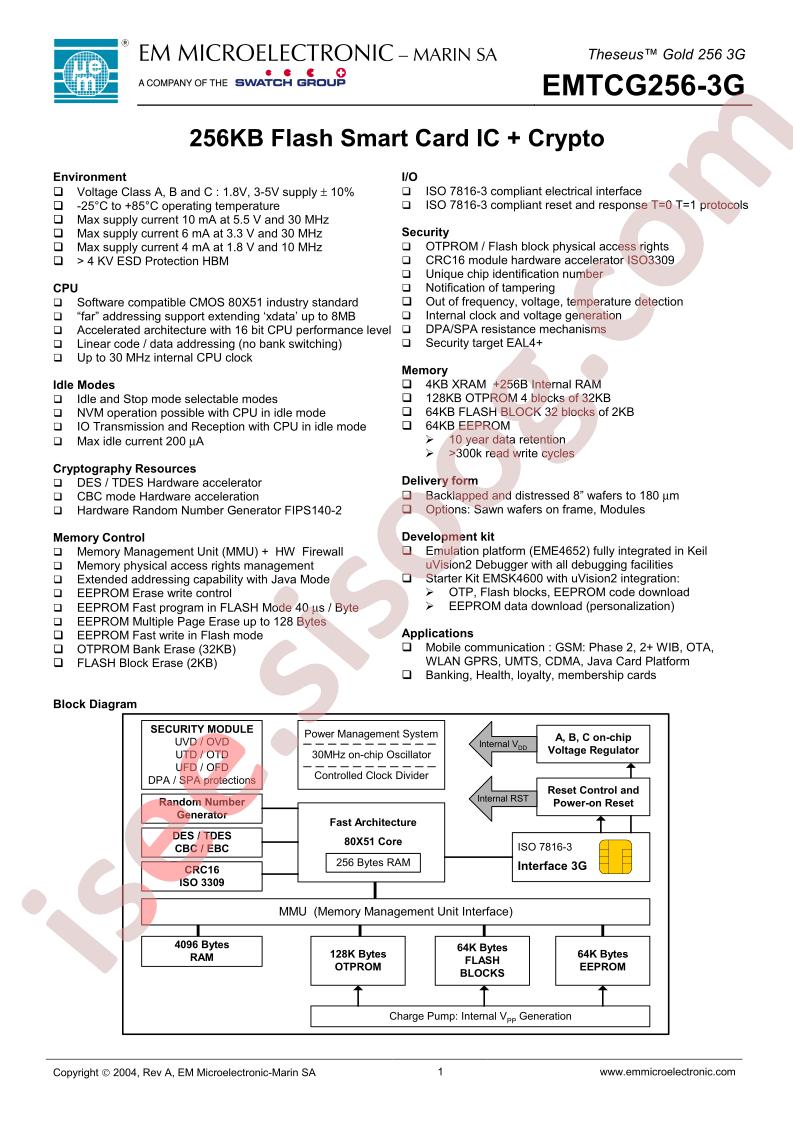 EMTCG256-3G