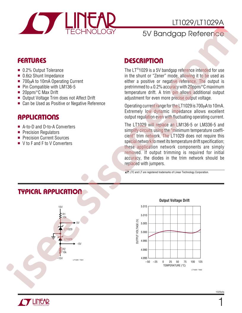 LT1029A
