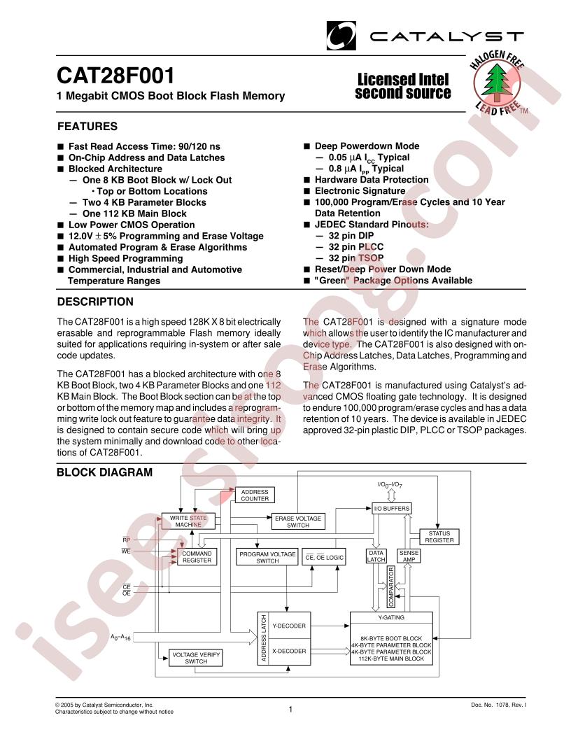 CAT28F001H-90BT