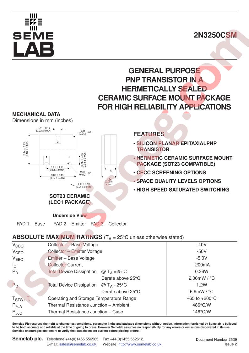 2N3250CSM