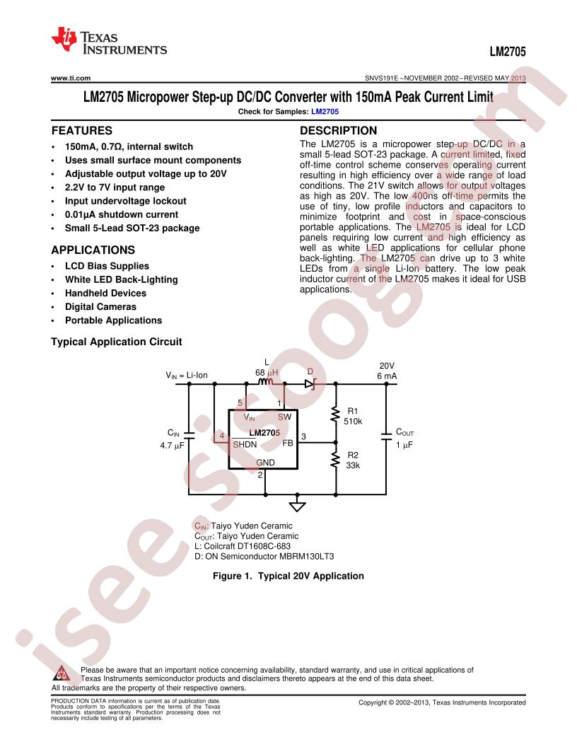 LM2705MF-ADJ
