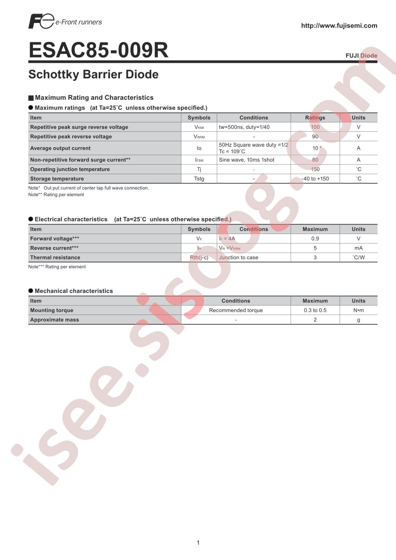 ESAC85-009R