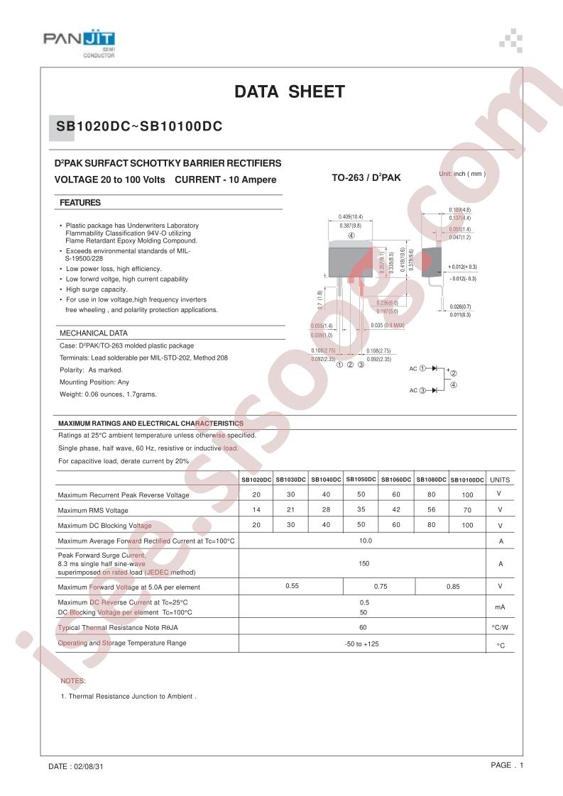 SB1020DC