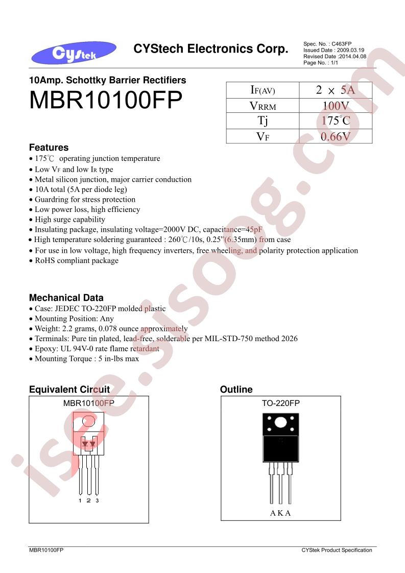 MBR10100FP