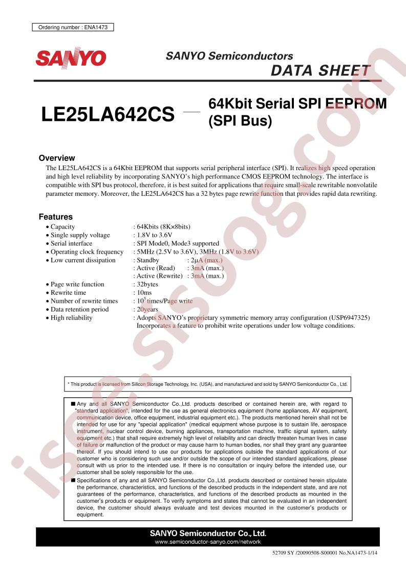 LE25LA642CS
