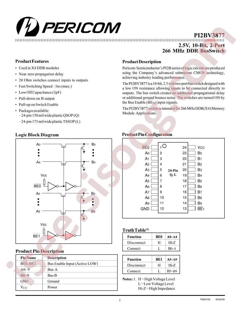 PI2BV3877L
