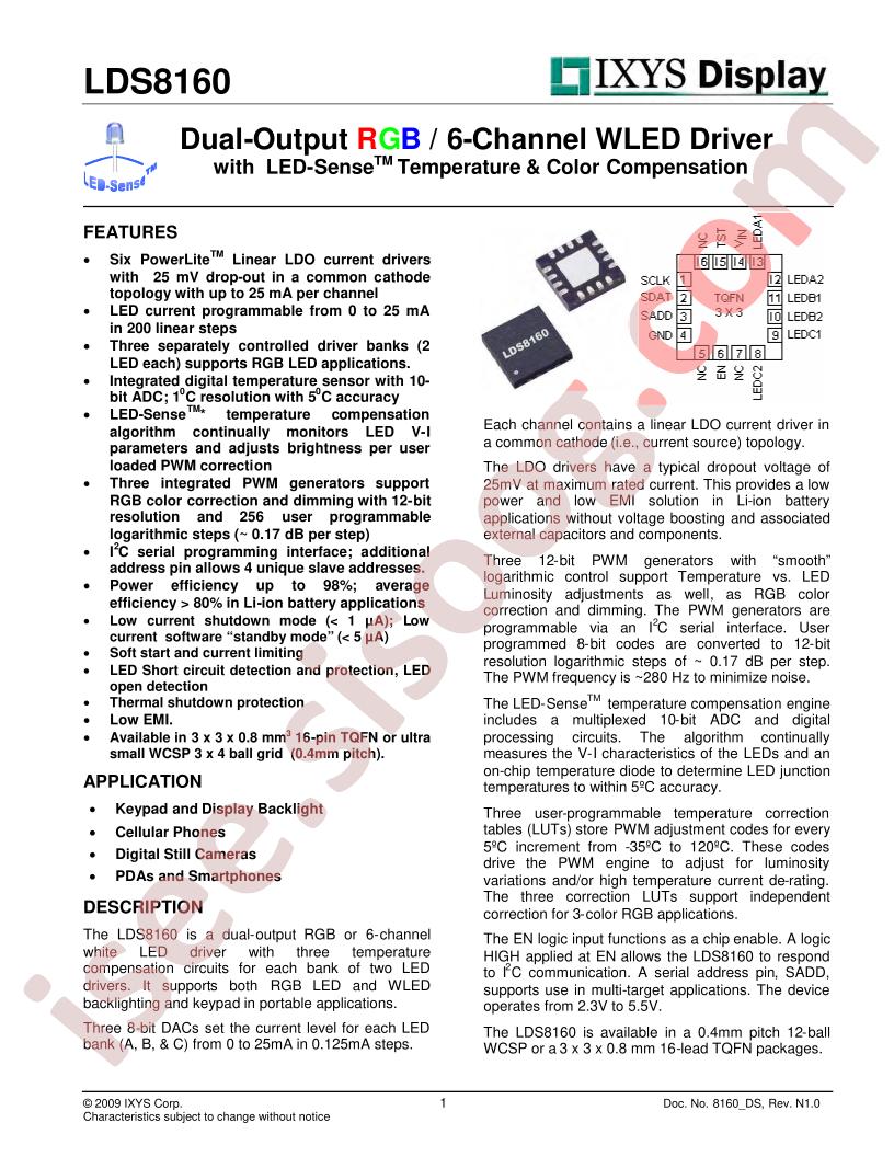 LDS8160