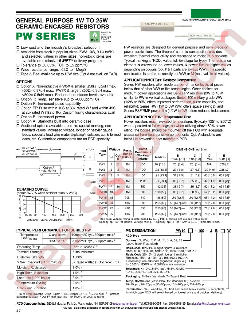 PW1018-10R0