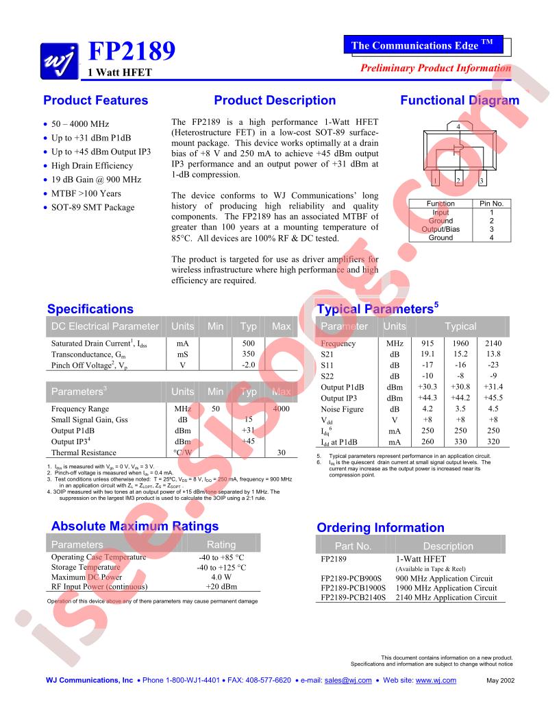 FP2189-PCB2140S