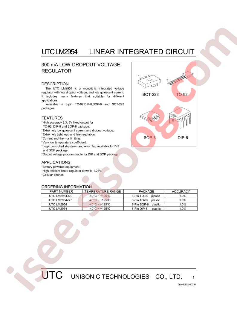 UTCLM2954-3.3