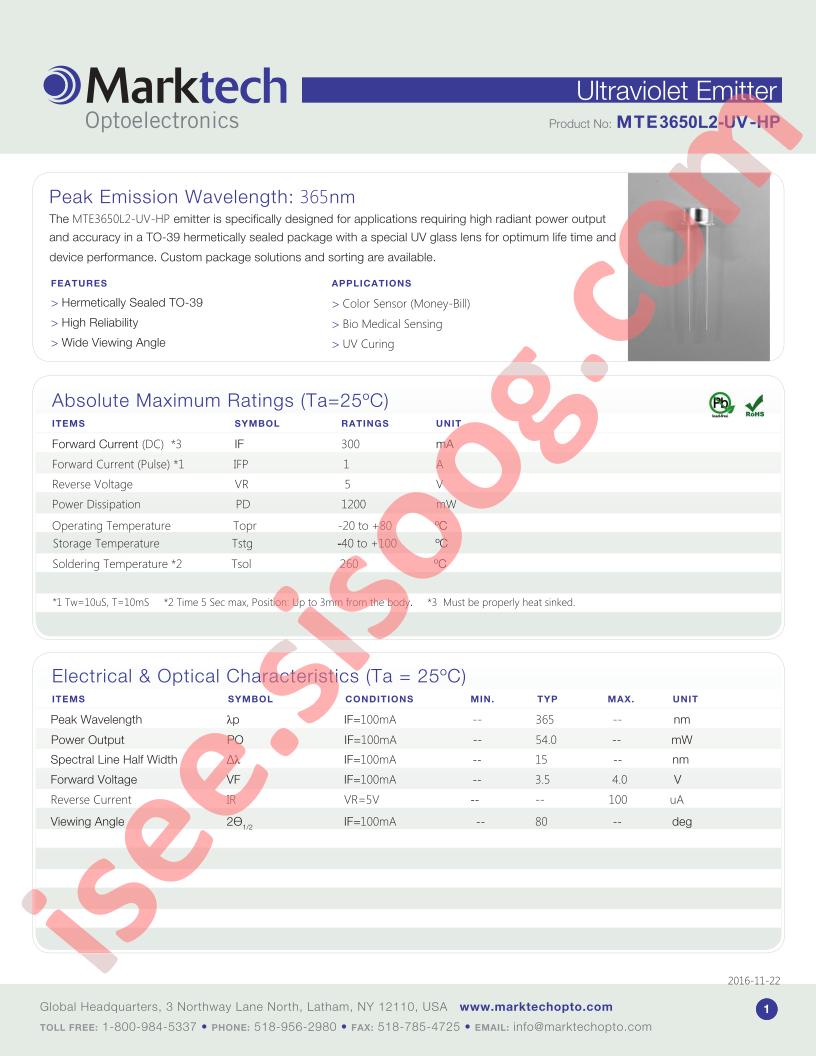 MTE3650L2-UV-HP